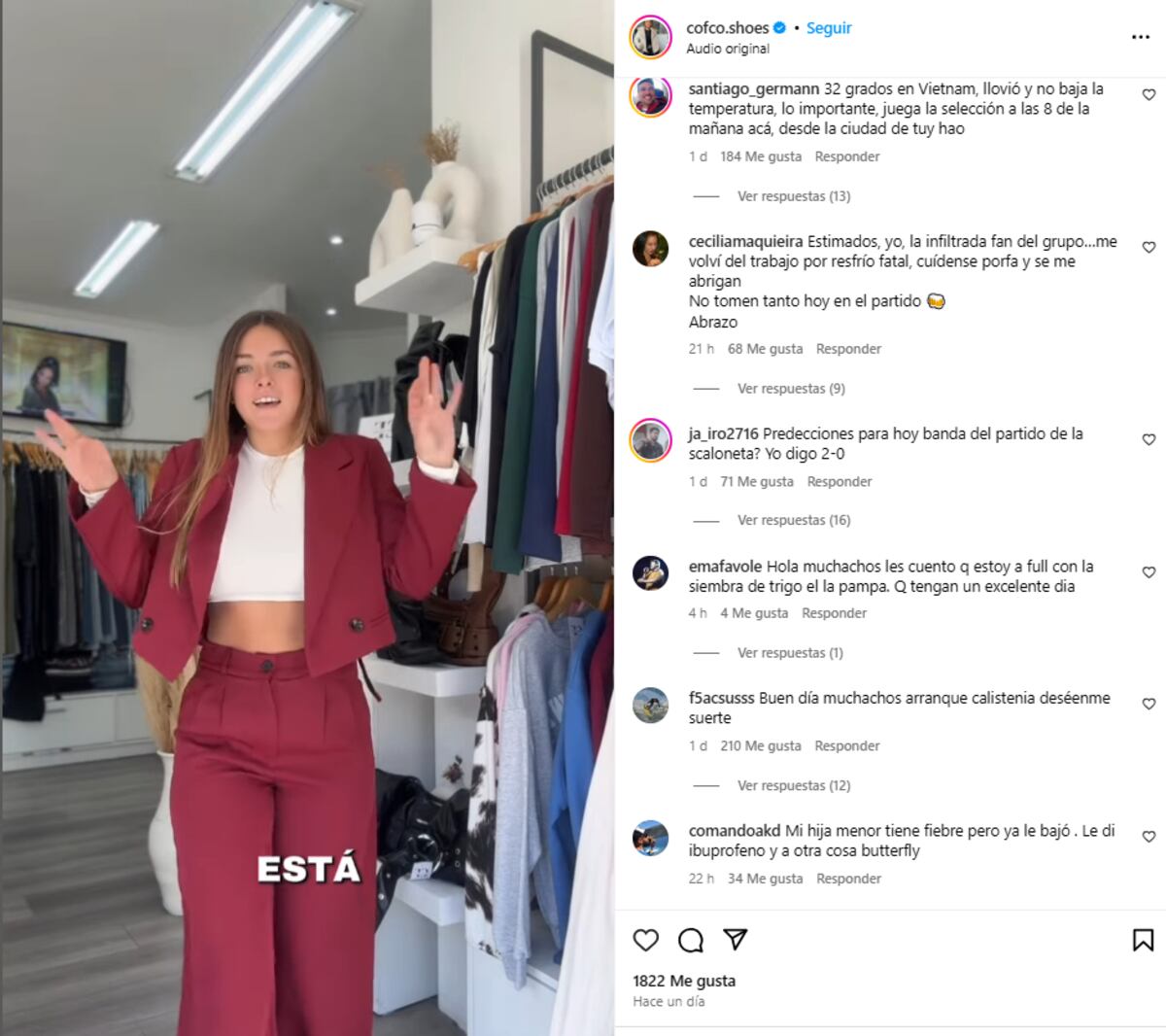 Los comentarios desopilantes en la Cofconeta.