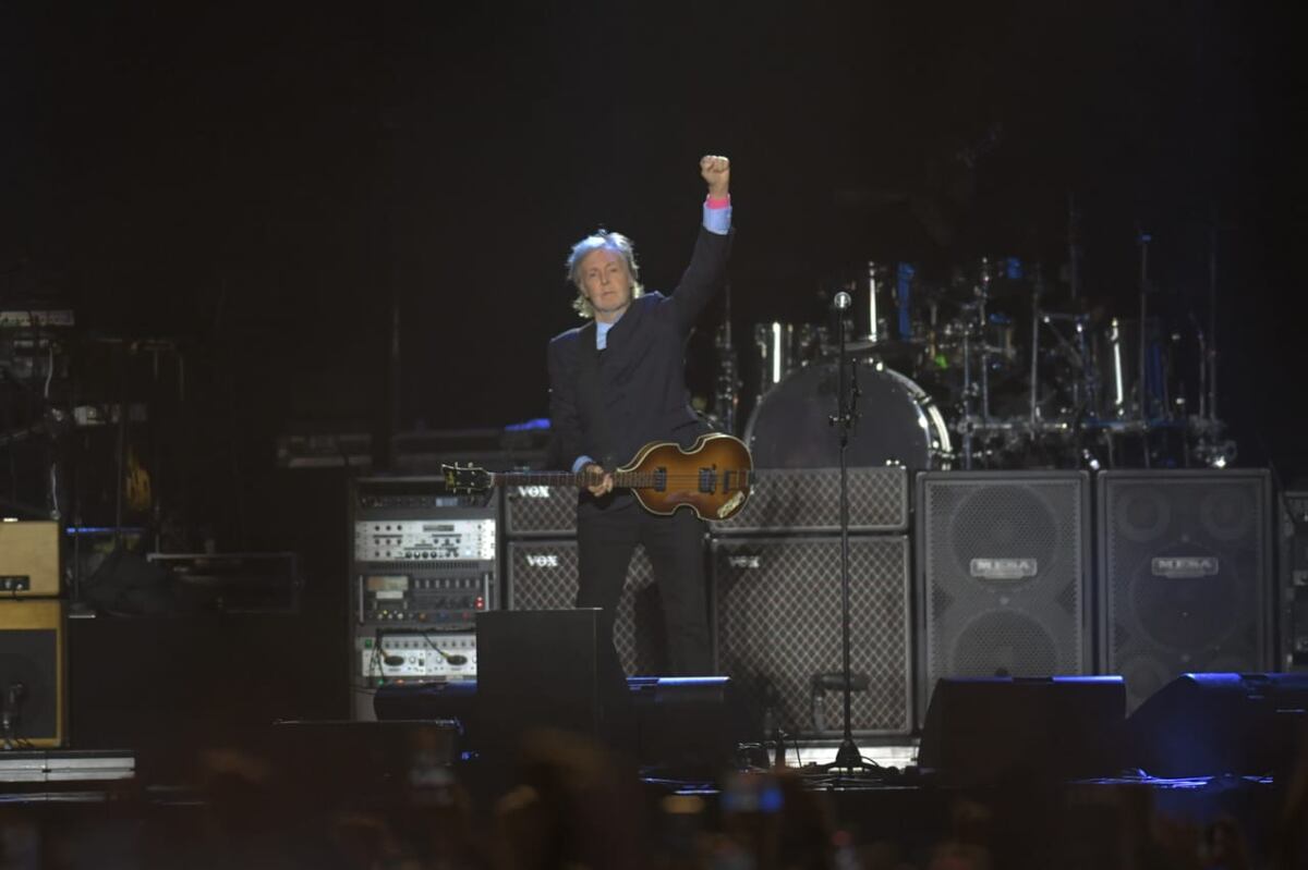 Paul McCartney en Córdoba, ciudad en la que ya tocó dos veces. (Javier Ferreyra / La Voz)
