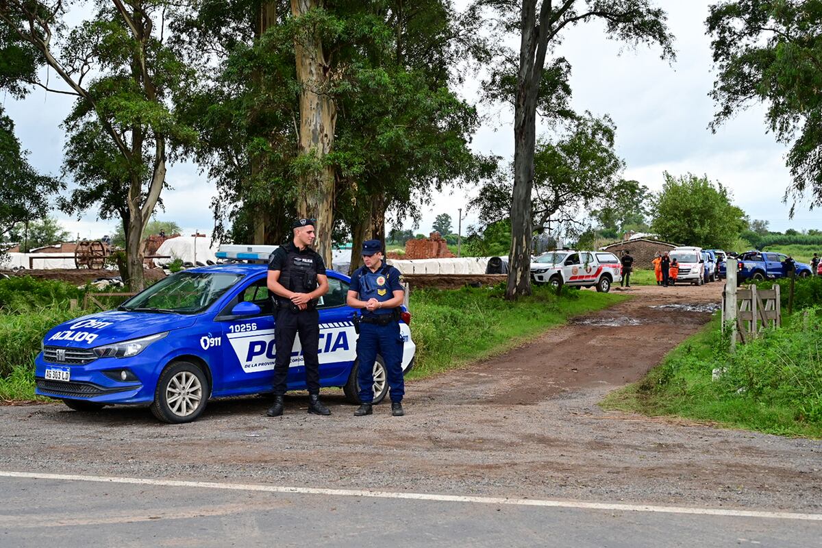 Caso Lian. Allanamientos en distintos cortaderos de ladrillos en las afueras de villa María domingo por la mañana. La Voz