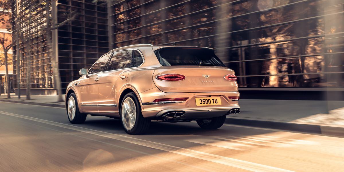 El Bentley Bentayga de Lionel Messi con el que se moviliza por las calles de Miami.