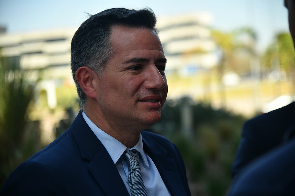 Javier Milei en el 125° aniversario de la Bolsa de Comercio de Córdoba. Gabriel Bornoroni, diputado de La Libertad Avanza. (Pedro Castillo / La Voz)