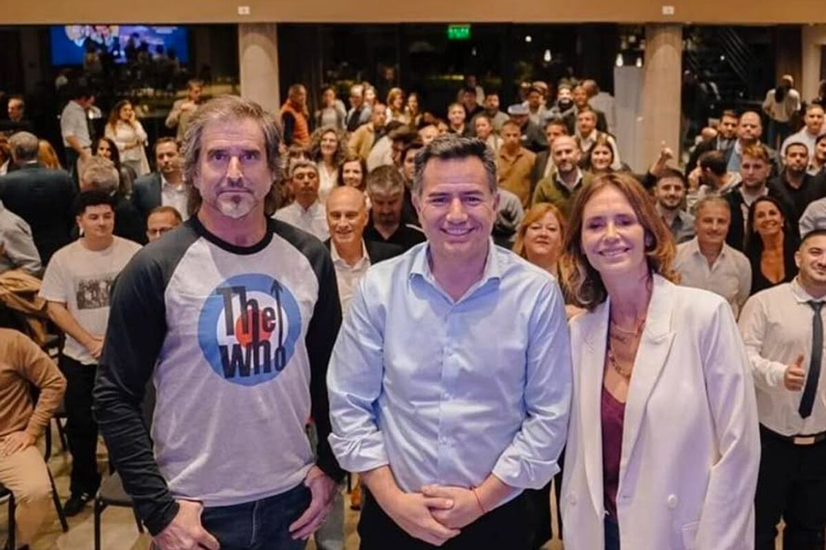 Río Cuarto: Alberto Benegas Lynch, Gabriel Bornoroni y Laura Soldano, de La Libertad Avanza. (La Voz)