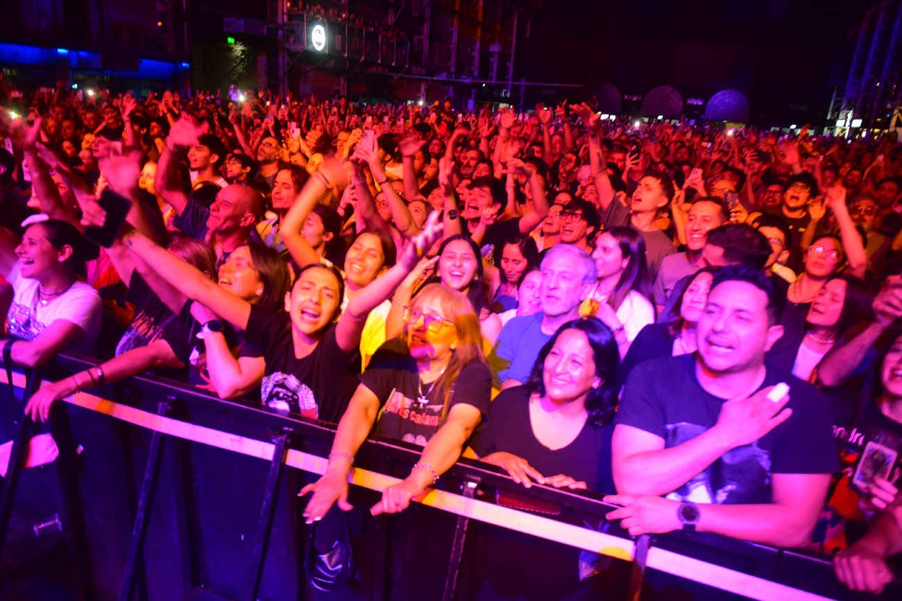Andrés Calamaro en la Plaza de la Música. (Nicolás Bravo / La Voz)