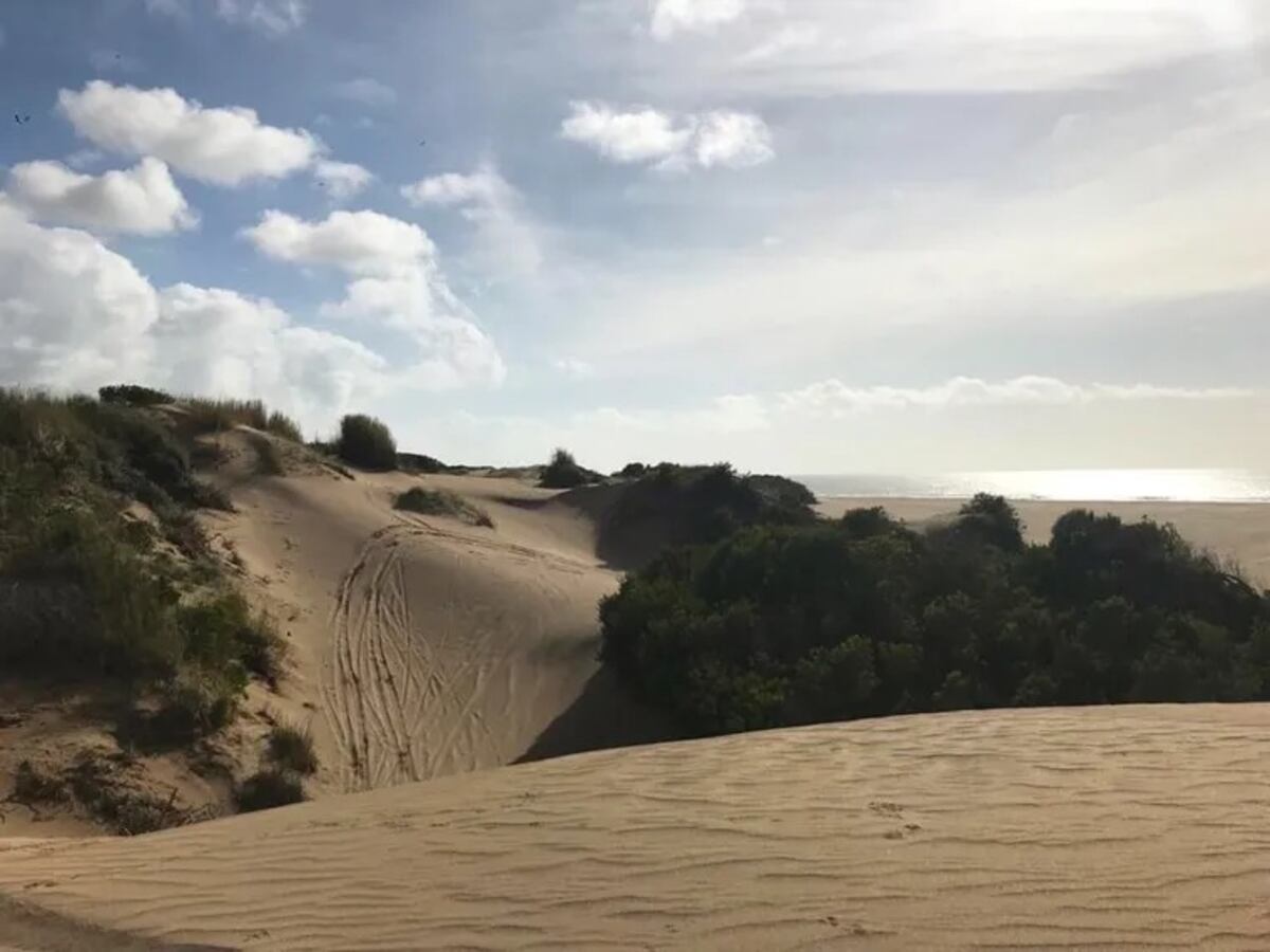 Dónde queda Punta Médanos, el refugio de dunas y playas solitarias de la Costa Atlántica.