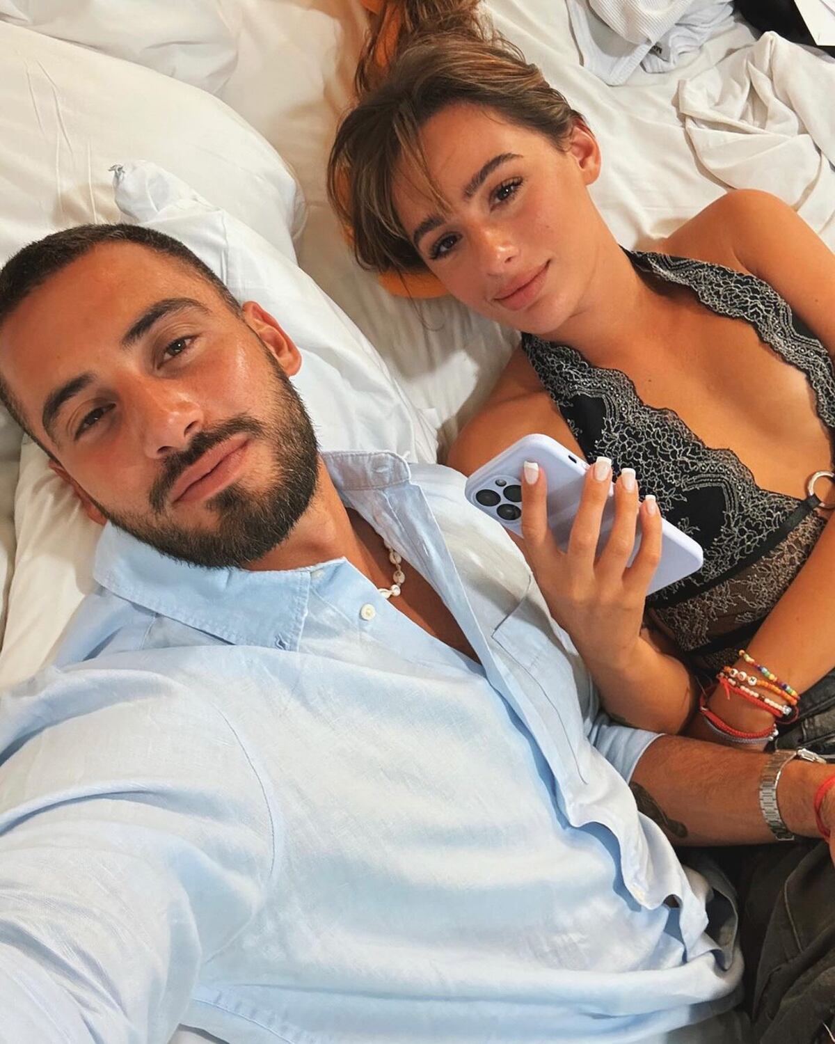Las vacaciones de Nicolás Occhiato y Flor Jazmín Peña
