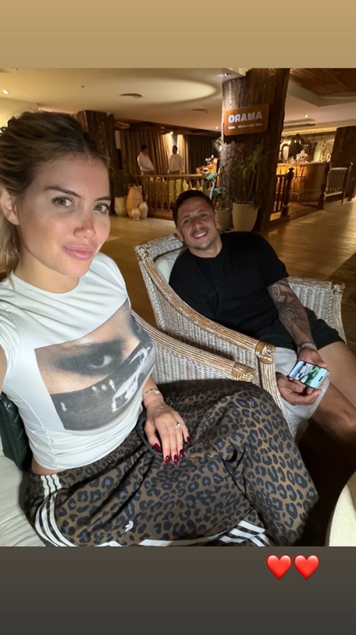 Wanda Nara confirmó su romance con Martín Migueles desde Misiones. (Instagram @wanda_nara).