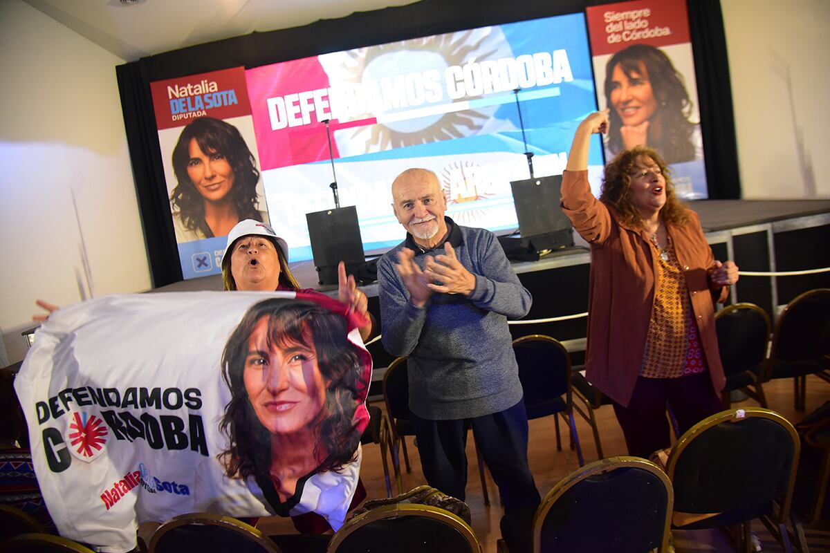 Elecciones Legislativas 2025. Búnker de Natalia de la Sota, de Defendamos Córdoba. (Pedro Castillo / La Voz)