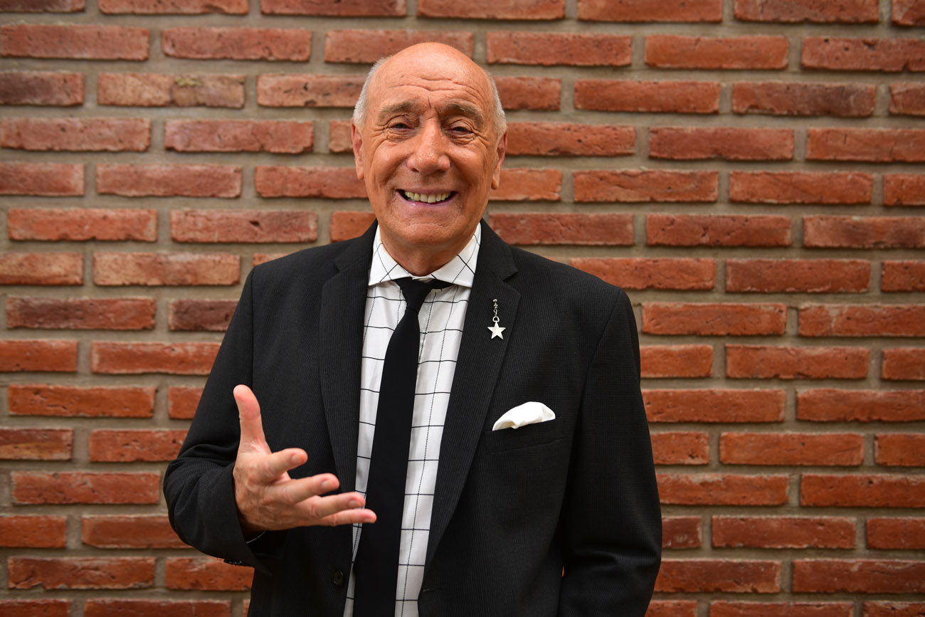 Aldo Lagarto Guizzardi, conductor de Lagarto Show que se emite por Canal 12. (La Voz)