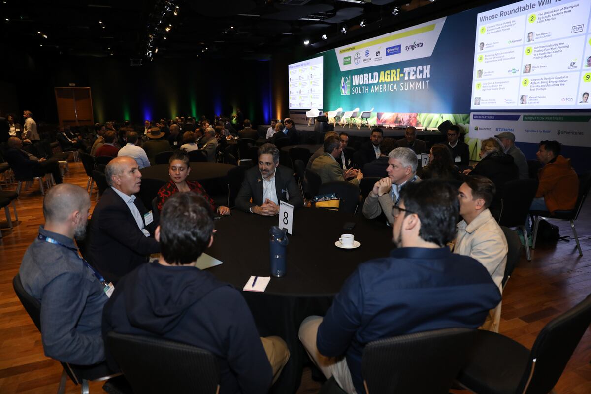 ANÁLISIS Y PERSPECTIVAS. Mesas redondas llevadas a cabo durante el World Agri-Tech South America, realizado en San Pablo del 24 al 25 de junio. (La Voz)