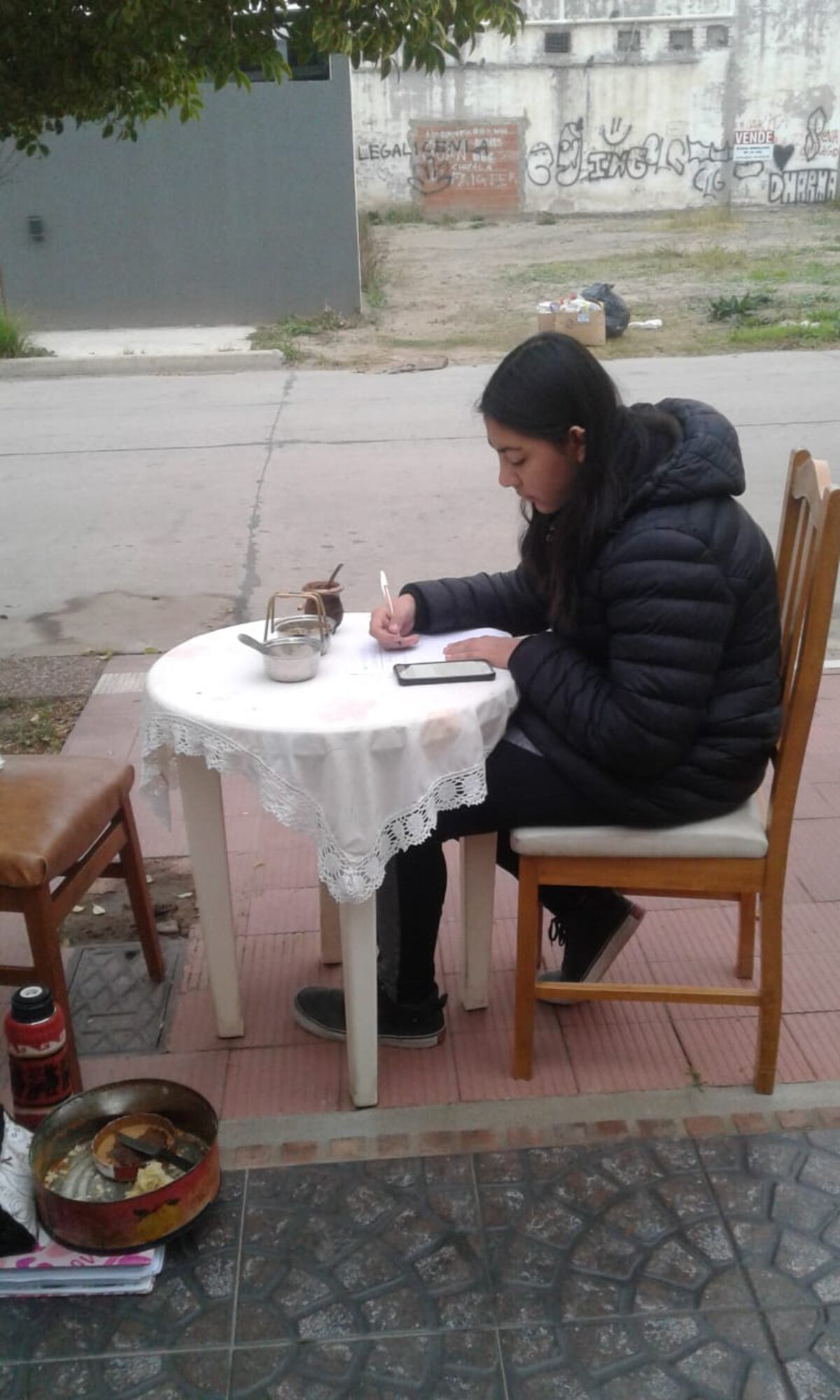 Sasha Duvall es la joven de Arroyito que no tenía Internet para hacer sus tareas y ahora logró la conectividad.