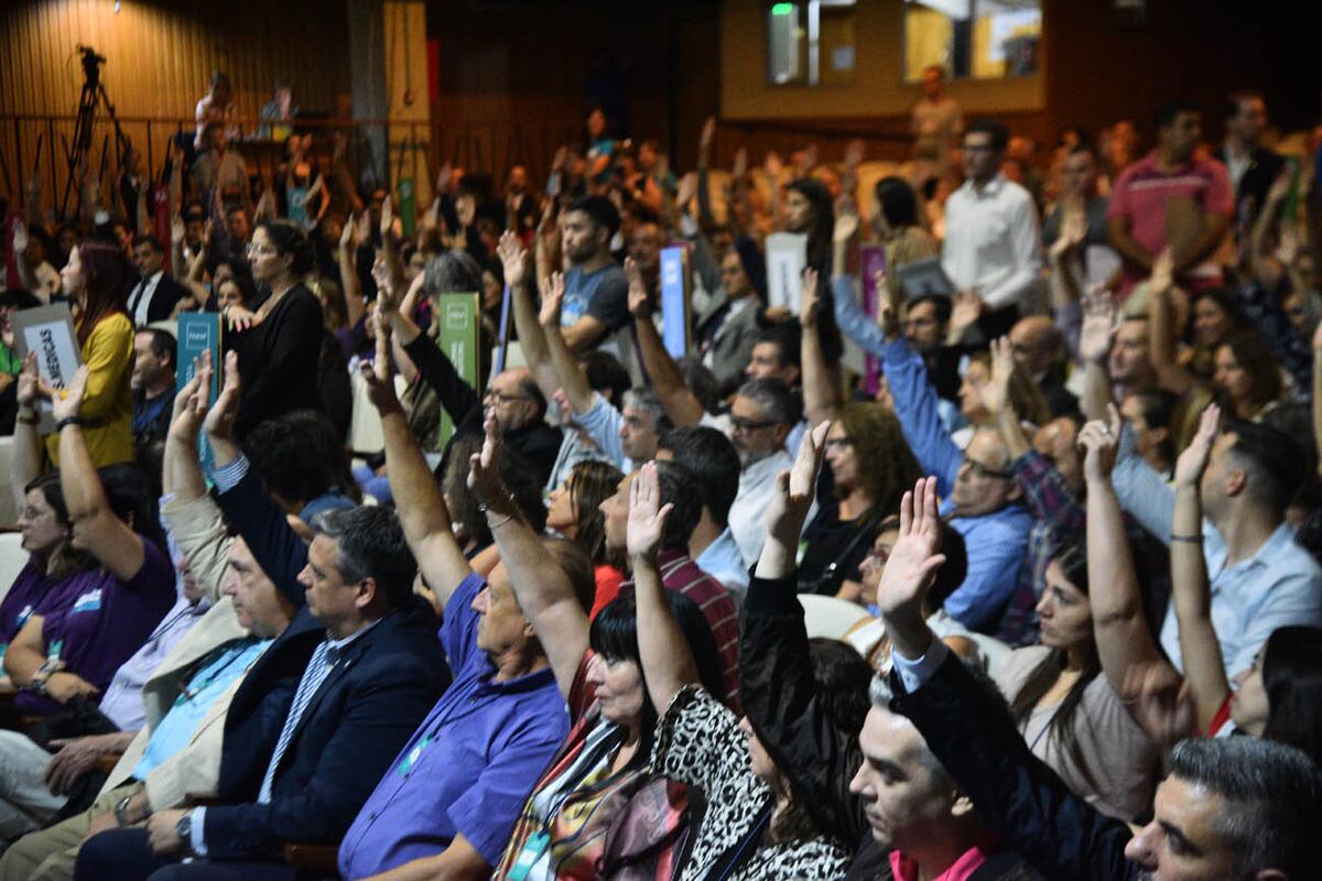 Después de más de seis años volvió a reunirse la Asamblea Universitaria de la UNC. (Pedro Castillo / La Voz)