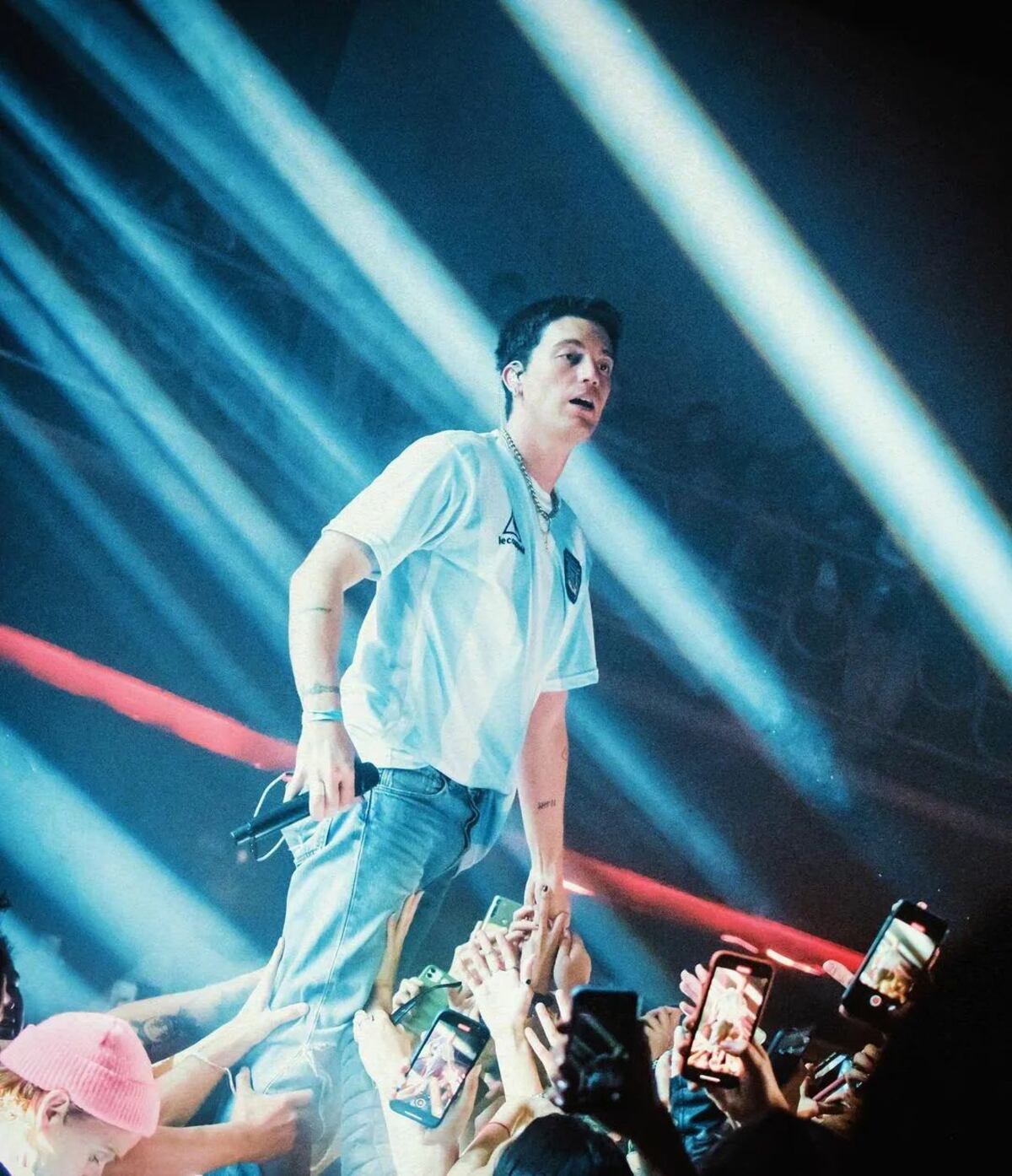 Paul Klein en el concierto de Lany en Argentina. Foto: Camila Corrales