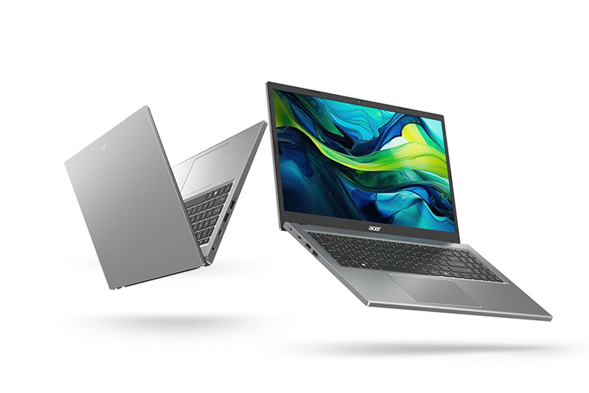 Notebook Acer Aspire Go 15, diseñada para acompañar las tareas escolares y
descubrimiento digital.