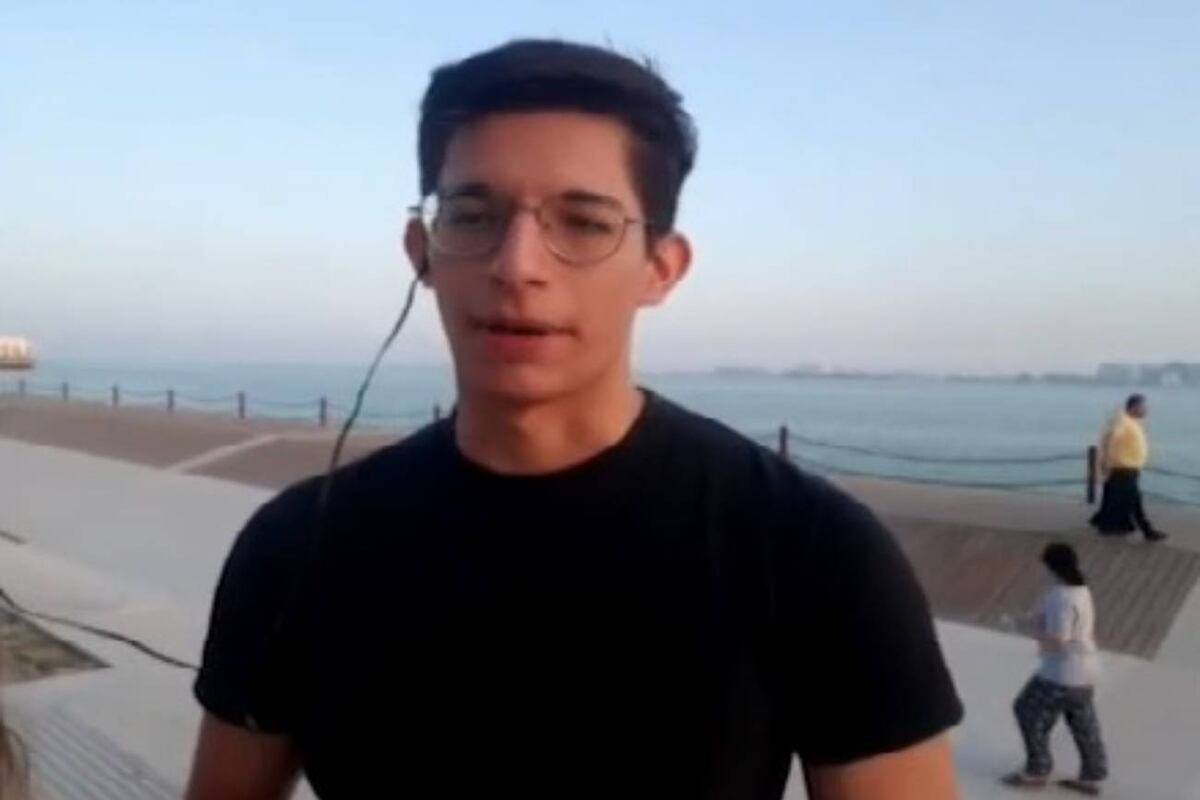 Estudiaba nutrición en Córdoba y ahora trabaja en un exclusivo hotel de Qatar. (Captura de imagen TN)