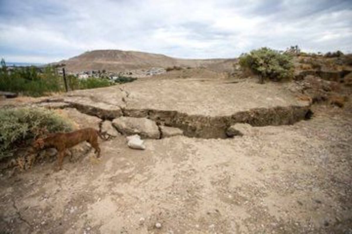 Las imágenes sobre los destrozos que generó el desplazamiento del cerro Hermitte