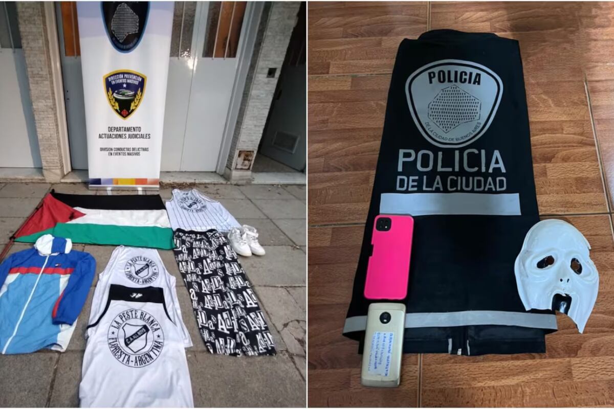 Las autoridades llevaron a cabo un allanamiento a la barra de All Boys por actos antisemitas contra Atlanta. (Gentileza)