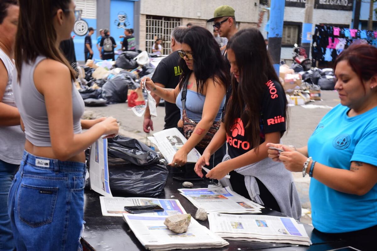 Belgrano prepara el recibimiento para el clásico con Talleres en el Gigante de Alberdi. Todo en el marco del denominado papelazo. (José Gabriel Hernández / La Voz)