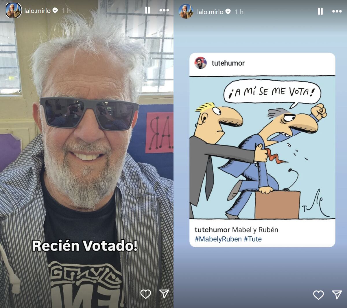 Elecciones 2025: Lalo Mir ya votó (Capturas de pantalla)