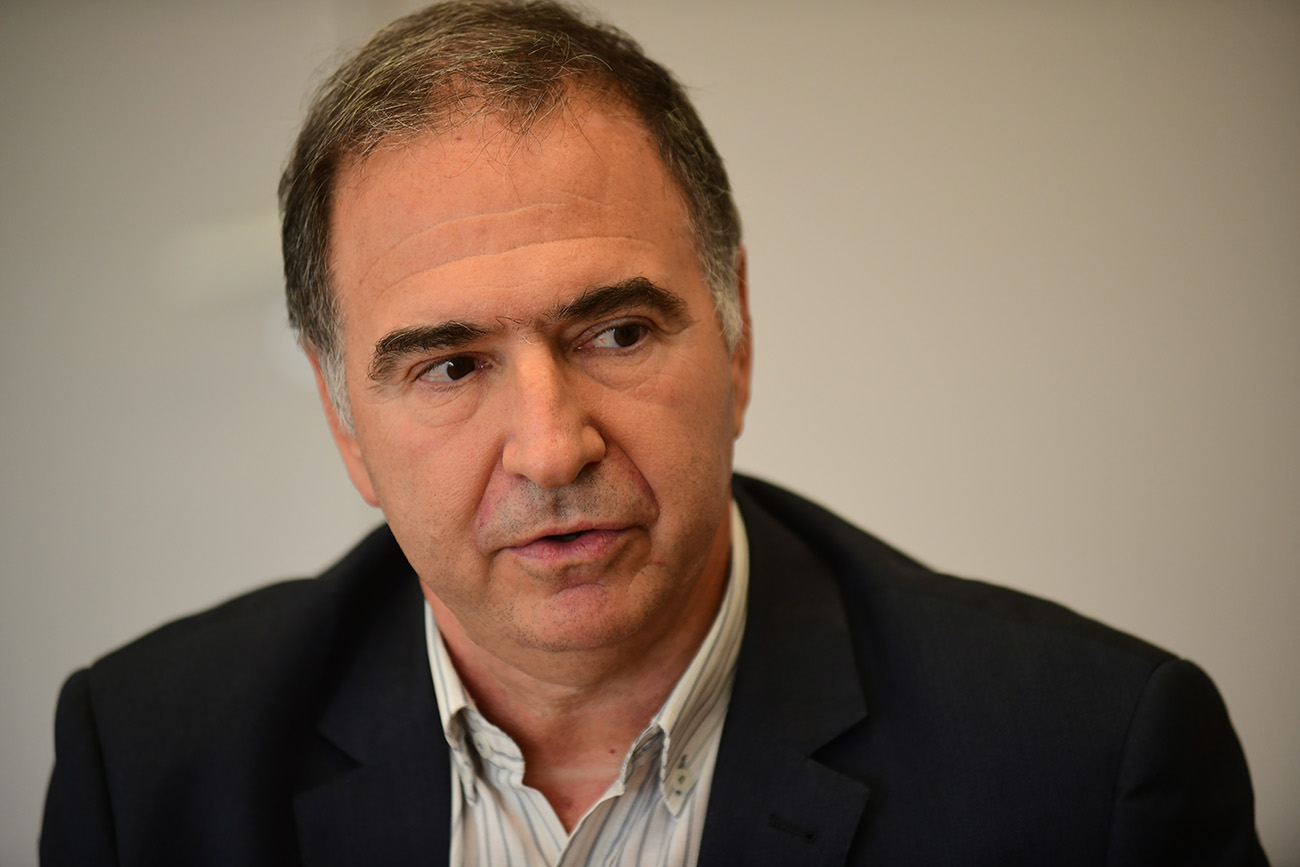 Horacio Ferreyra en su despacho en el Panal (Ramiro Pereyra / La Voz)