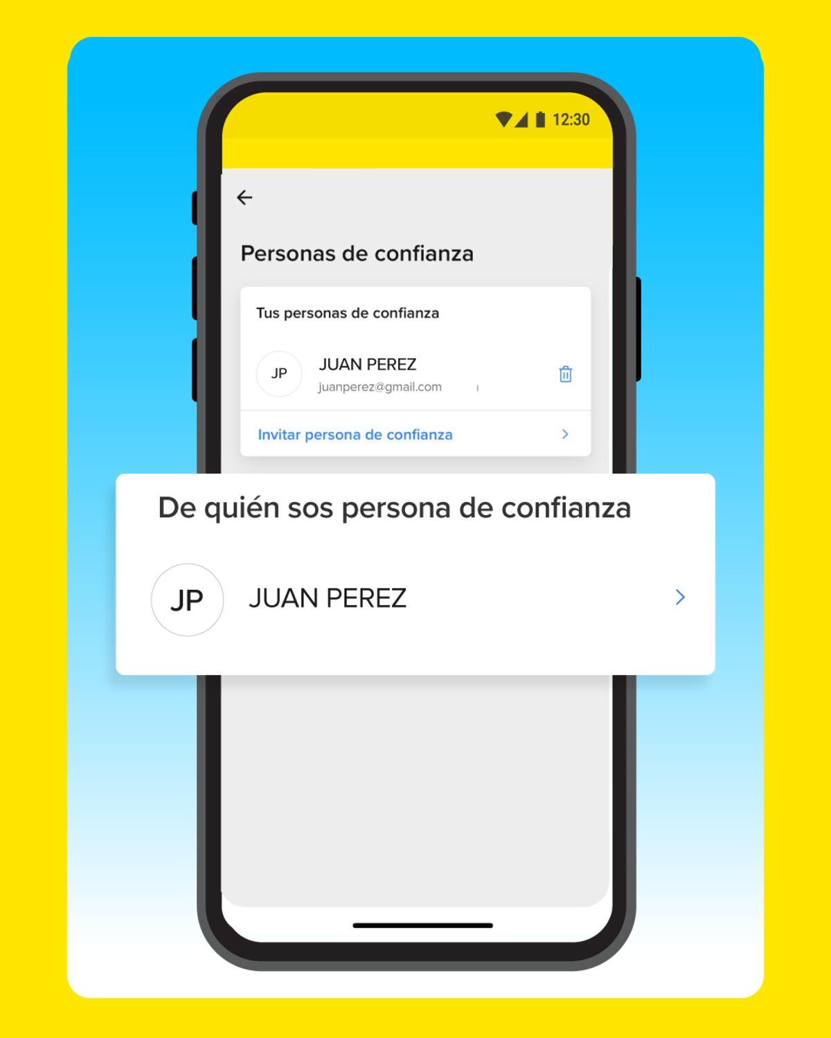 Transferencias y pagos a personas de confianza. (Mercado Pago)