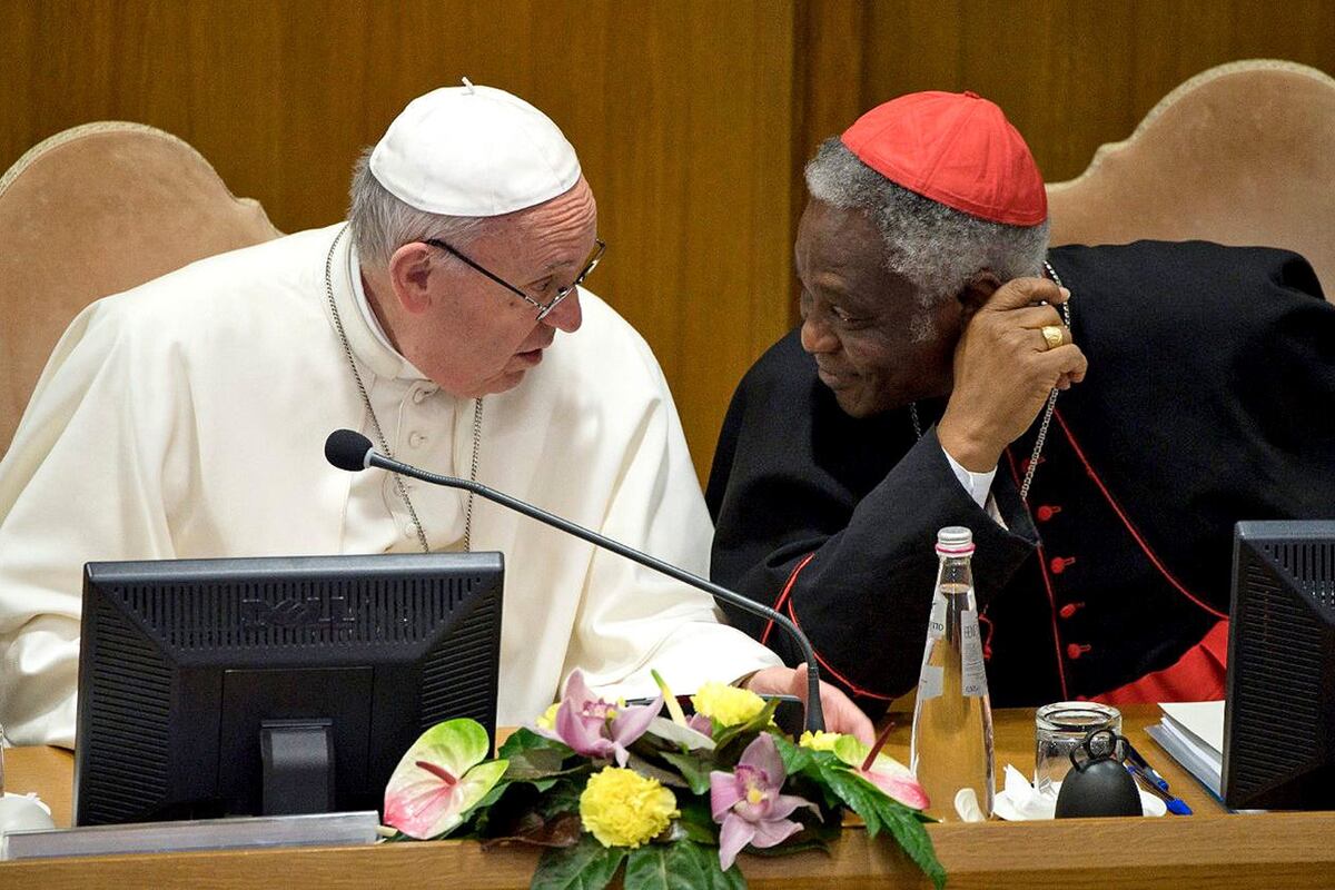 Peter Turkson, posible sucesor del Papa Francisco. (AP)