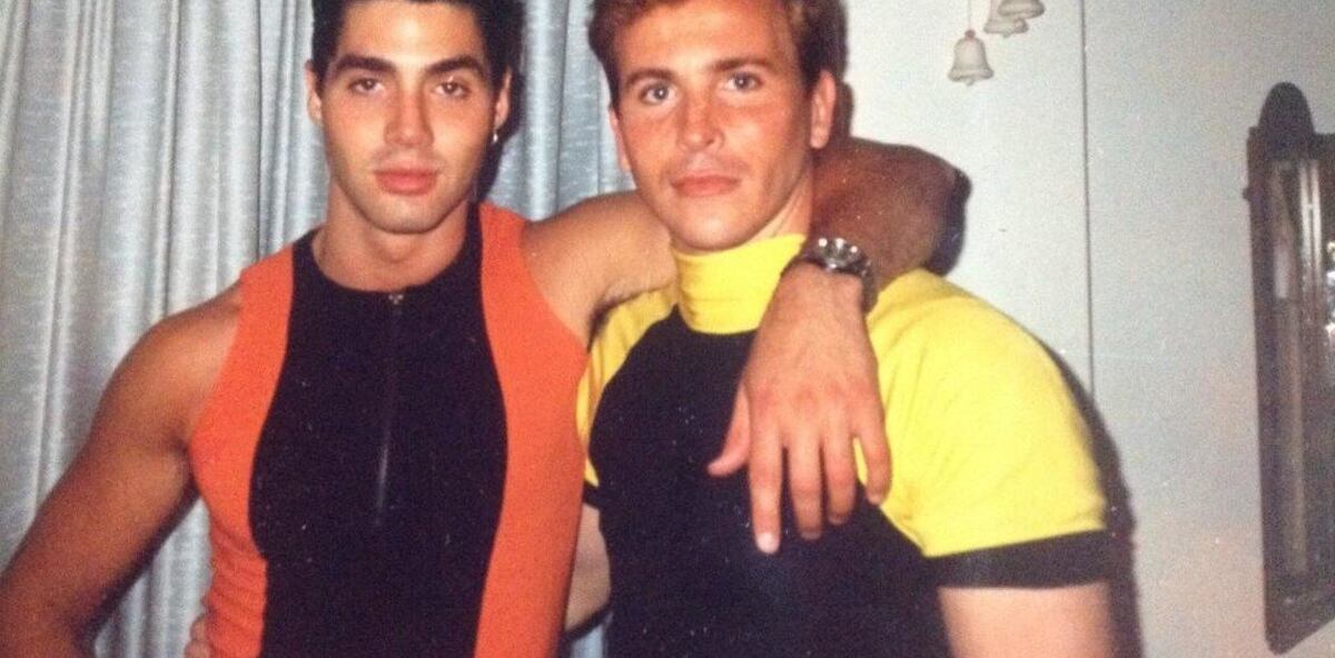 Ricardo Fort junto a Guido Süller. Fueron pareja por casi tres años.