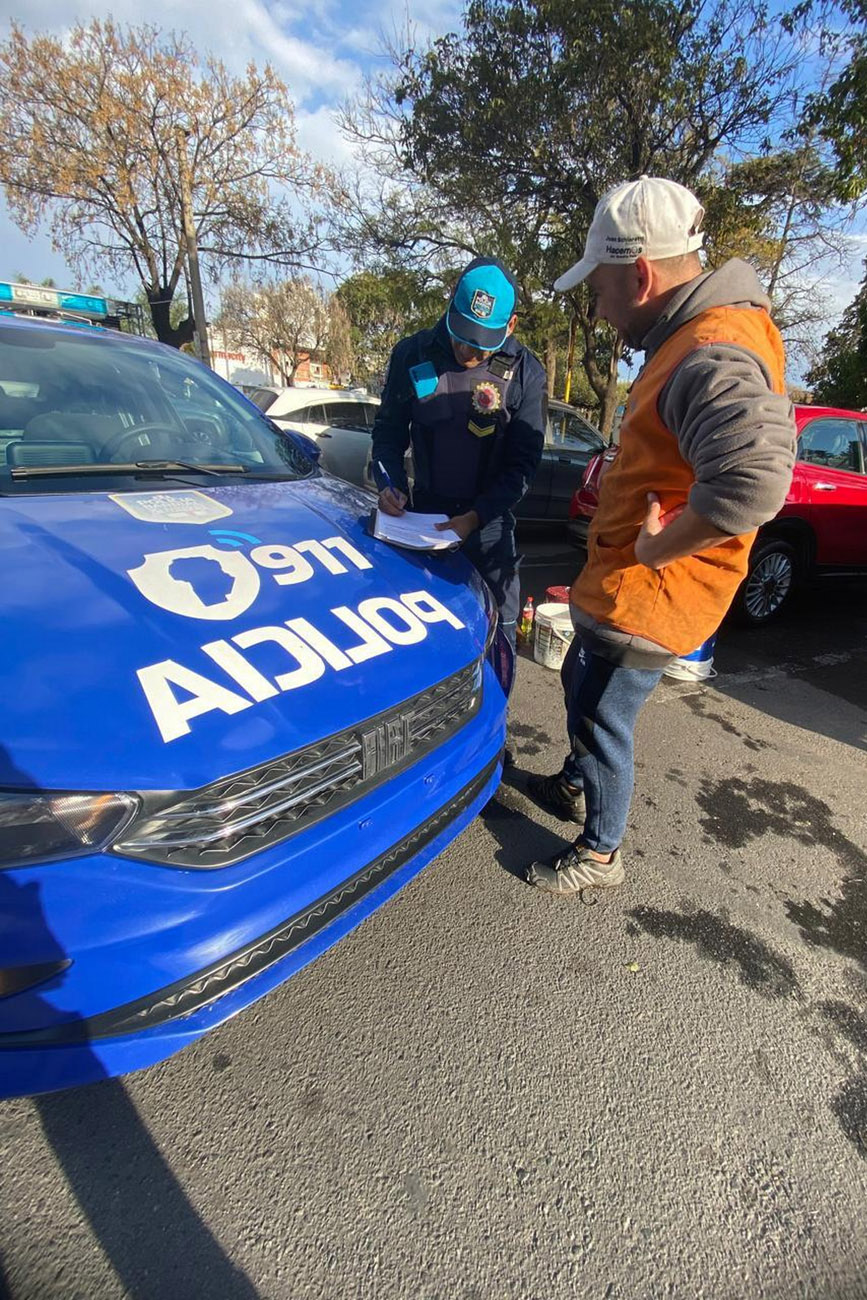 Controles a naranjitas en la vía pública. (Policía de Córdoba)