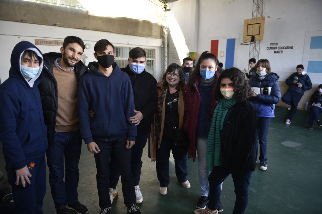 Cristina Gentilli reclama para que la escuela Mater siga entregando el título de bachiller. (Ramiro Pereyra / La Voz ).