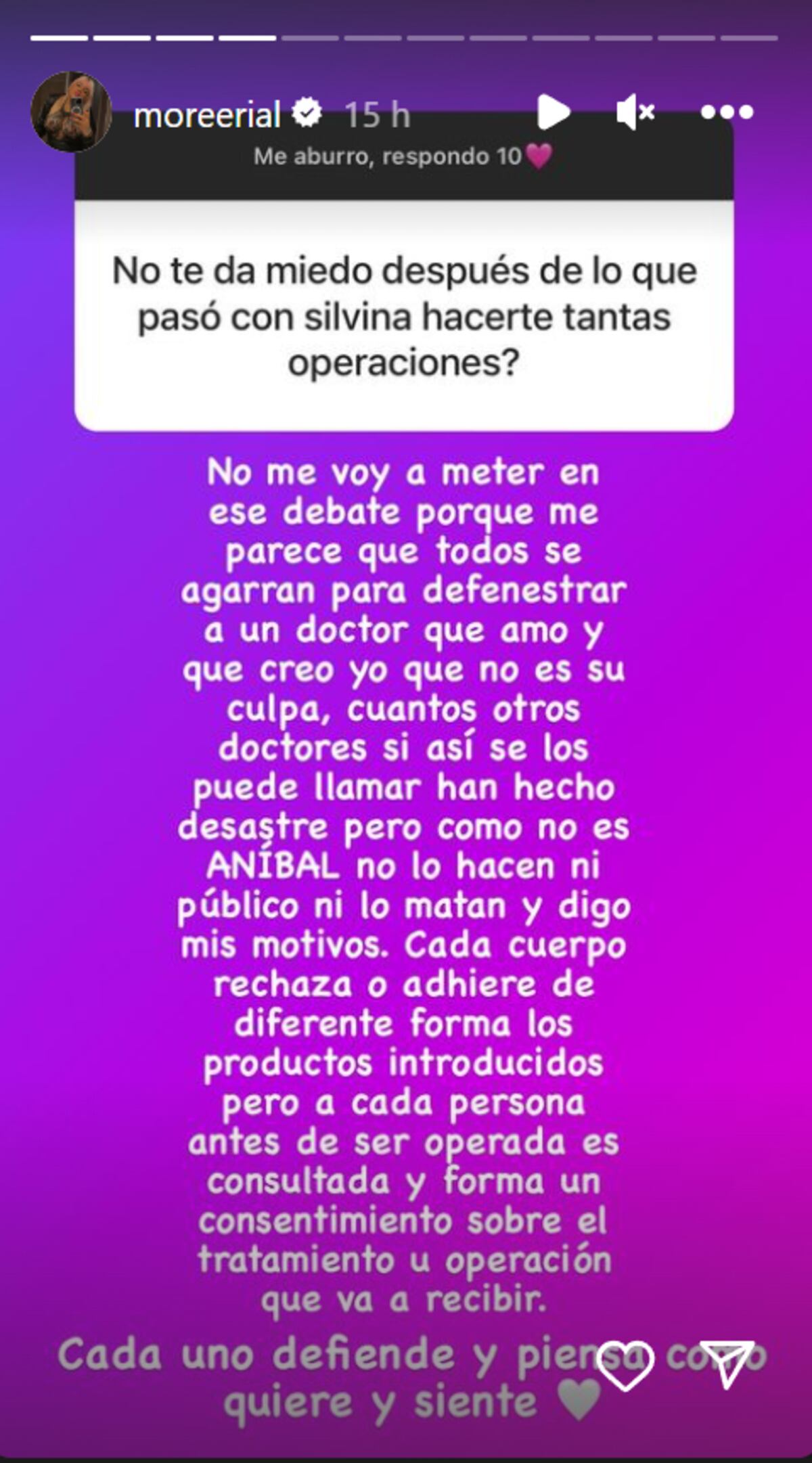 Morena Rial habló sobre Aníbal Lotocki y causó polémica. (Instagram Morena Rial)