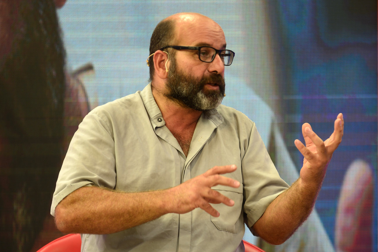 Mariano Oberlin en el programa Voz y Voto. (Nicolás Bravo / La Voz)