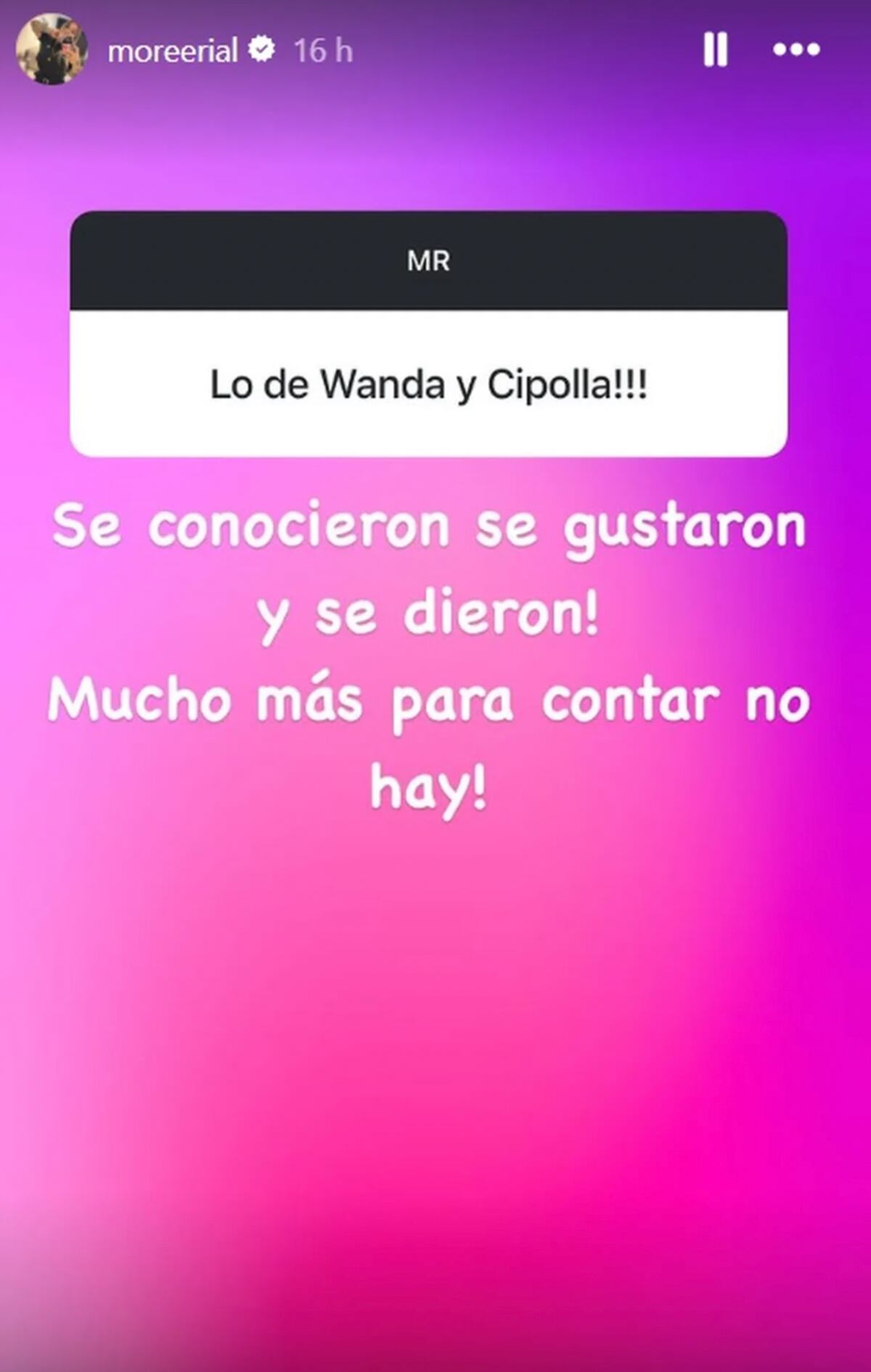 Así reveló Morena Rial el affaire entre Wanda Nara y Alejandro Cipolla. (Foto: Captura de pantalla de Instagram)