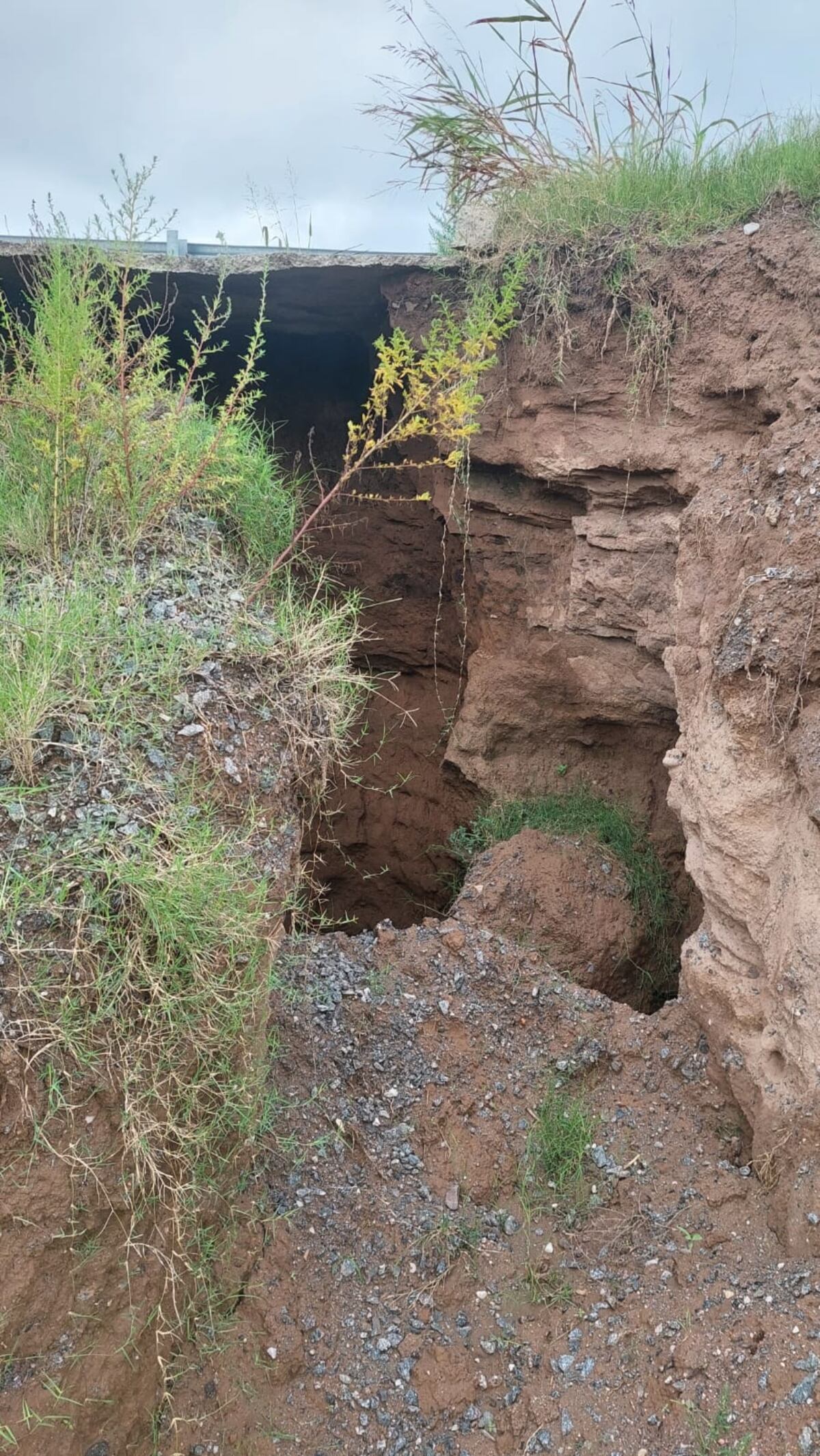 Ocurrió en el kilómetro 278 de la Autopista 19 (Gentileza El Diario del Pueblo)