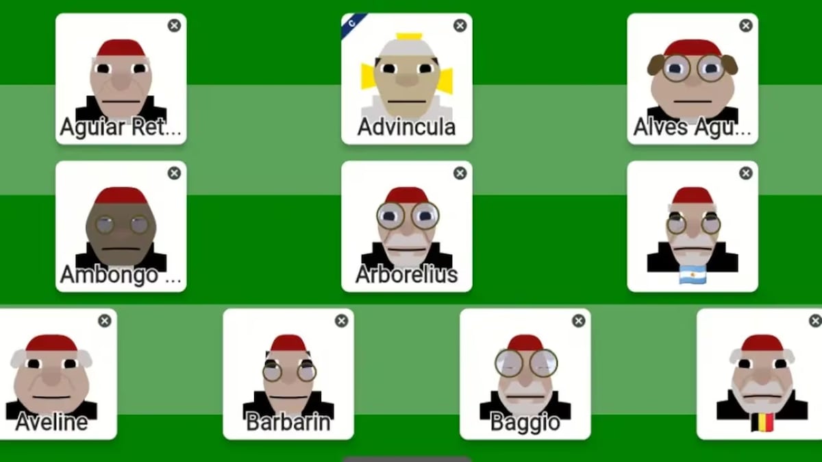 El "Fantapapa" permite elegir a 11 postulados para armar un equipo de fútbol (Gentileza: diario 20 Minutos).