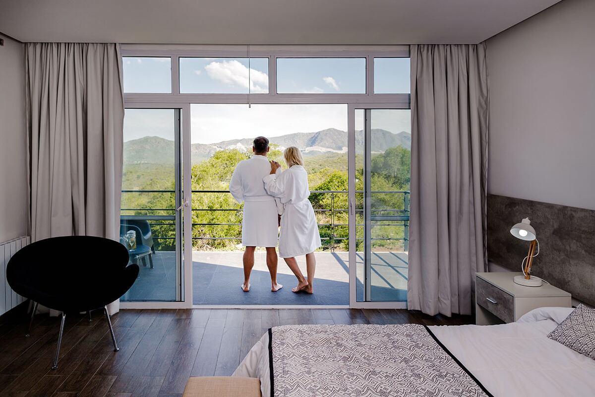 Habitaciones confortables con vista a las sierras. (Foto: Posada del Qenti).