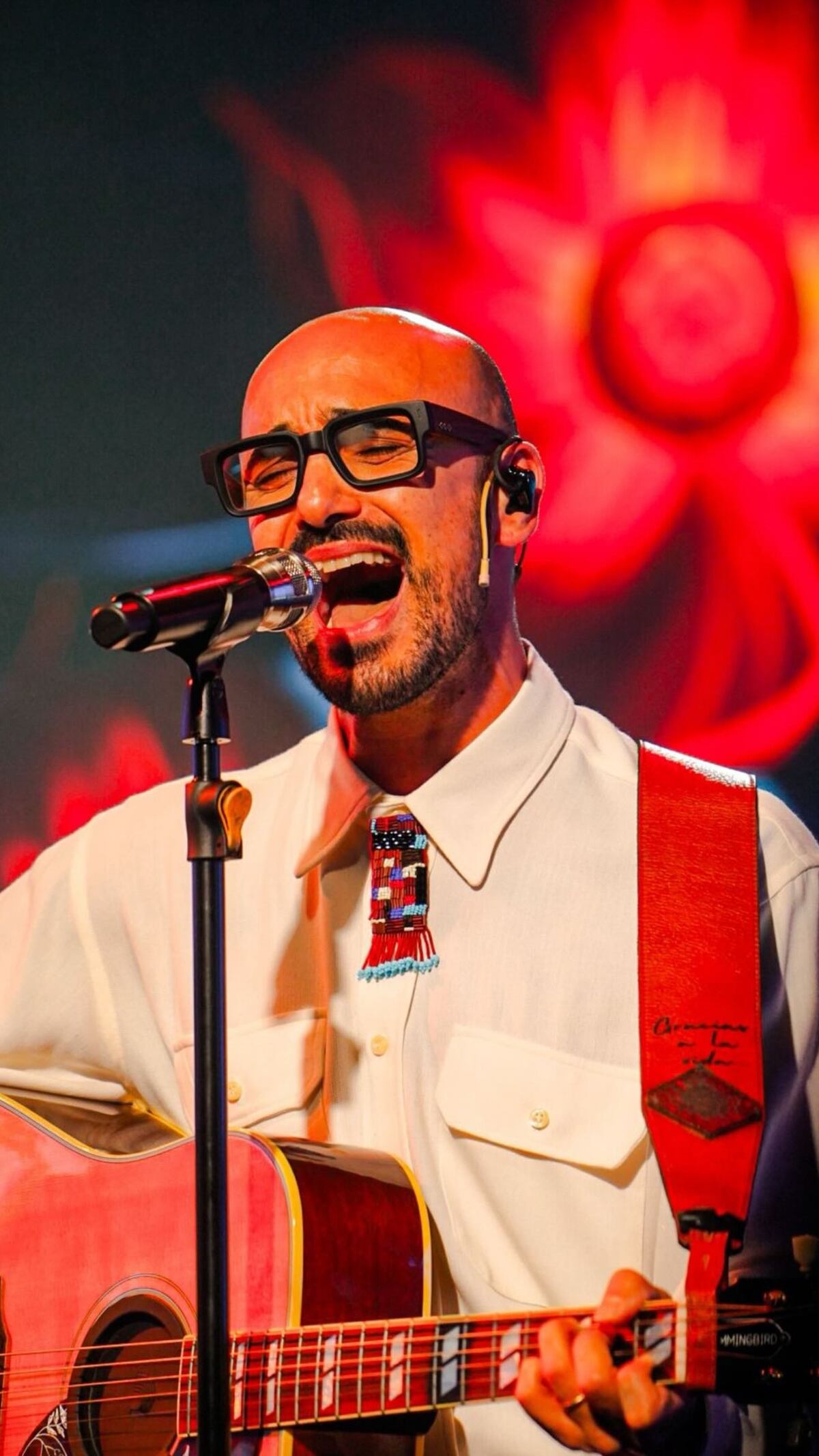 Abel Pintos brindó un show solidario en Buenas Noches Familia (IG: Abel Pintos).