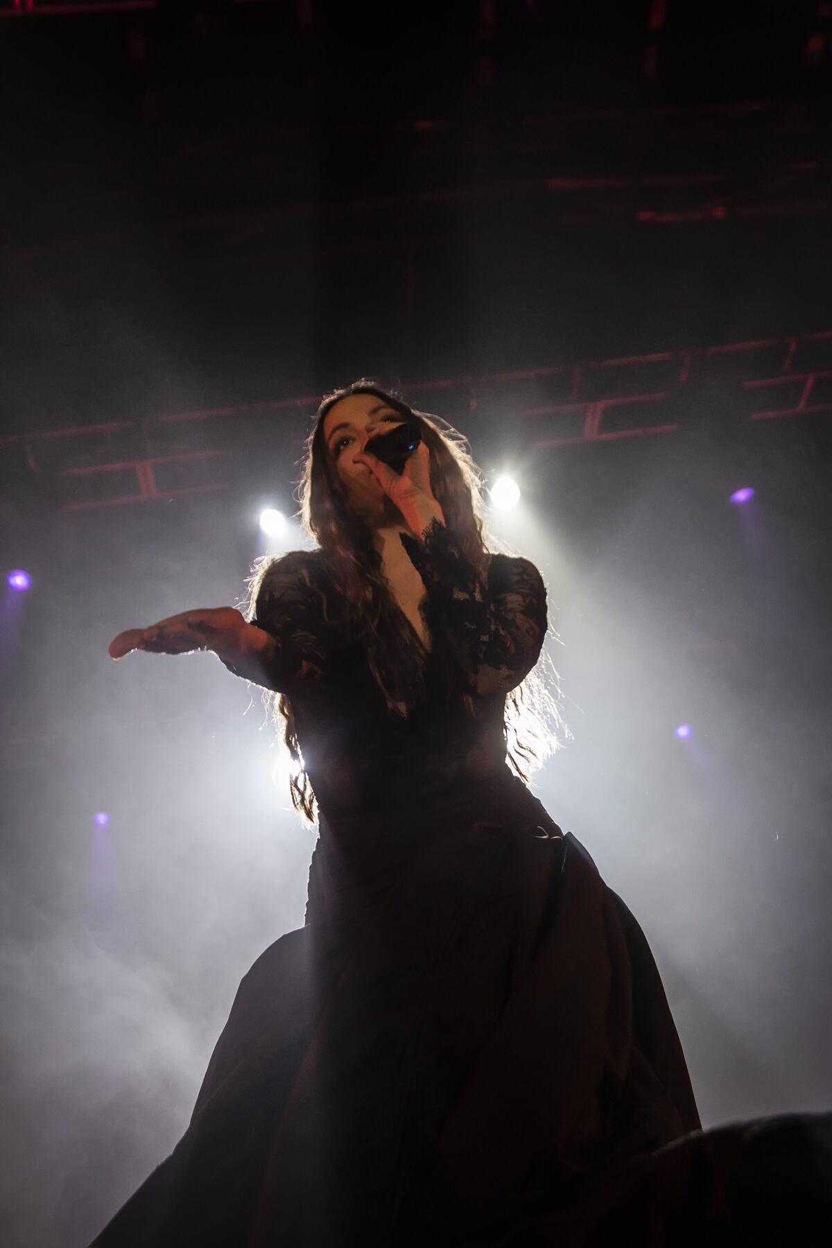 Natalia Lafourcade, radiante en Quality Arena. (Gentileza Quality Producciones/ Nico Defilippi)