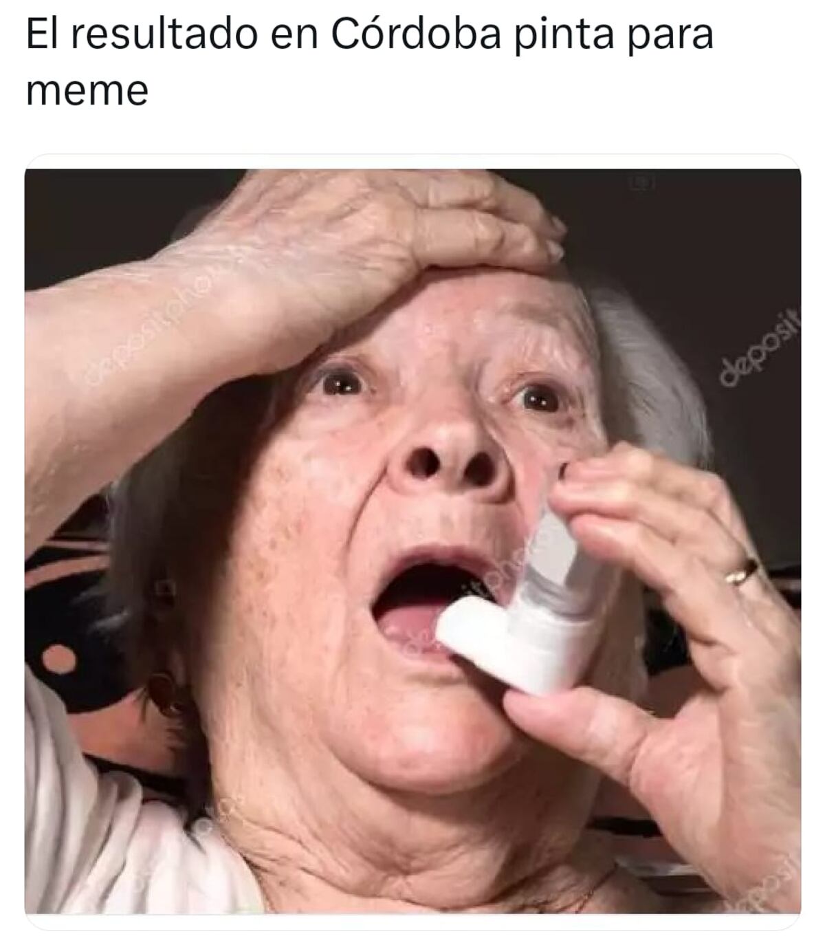Meme elecciones córdoba 2023