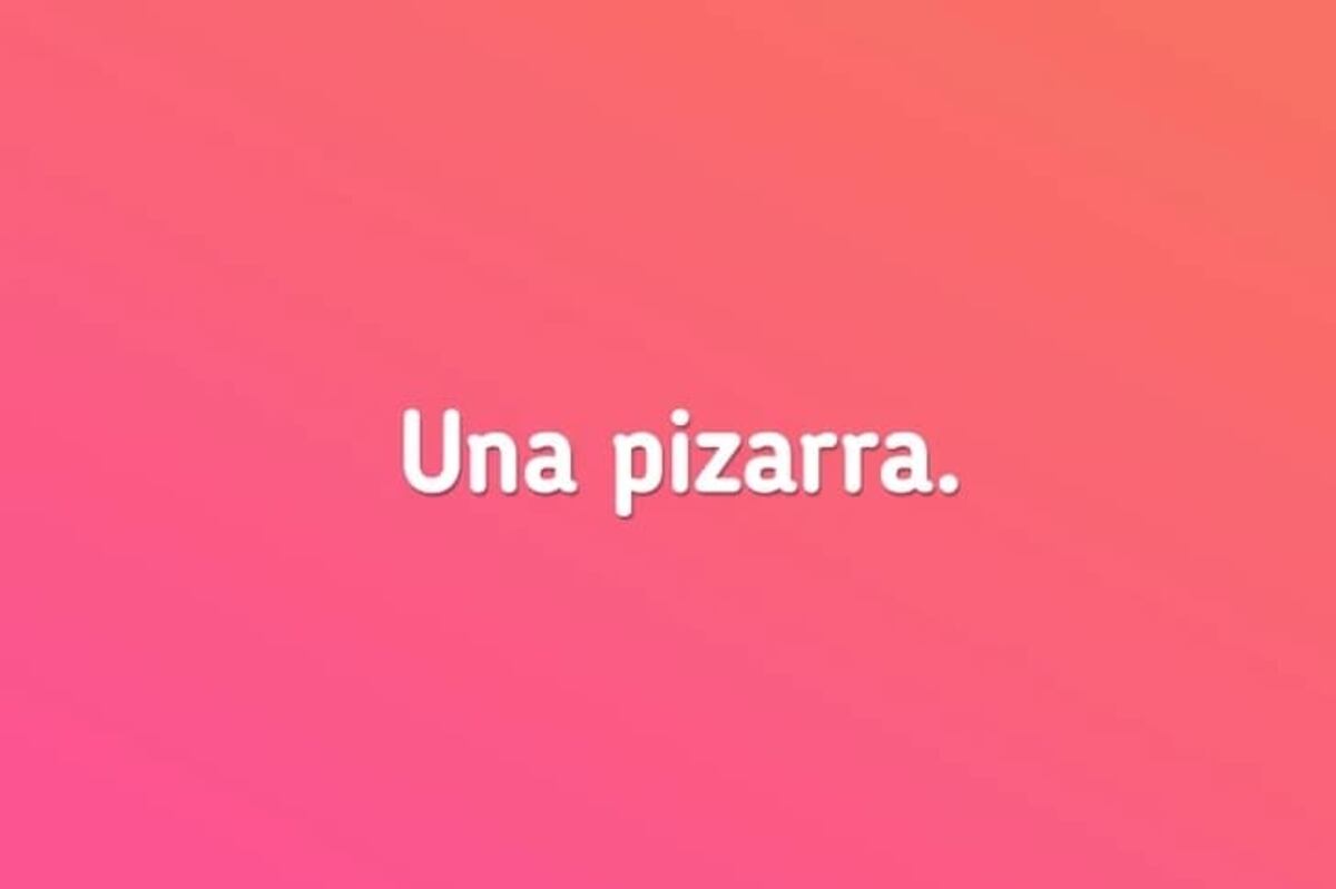 La solución del acertijo.
