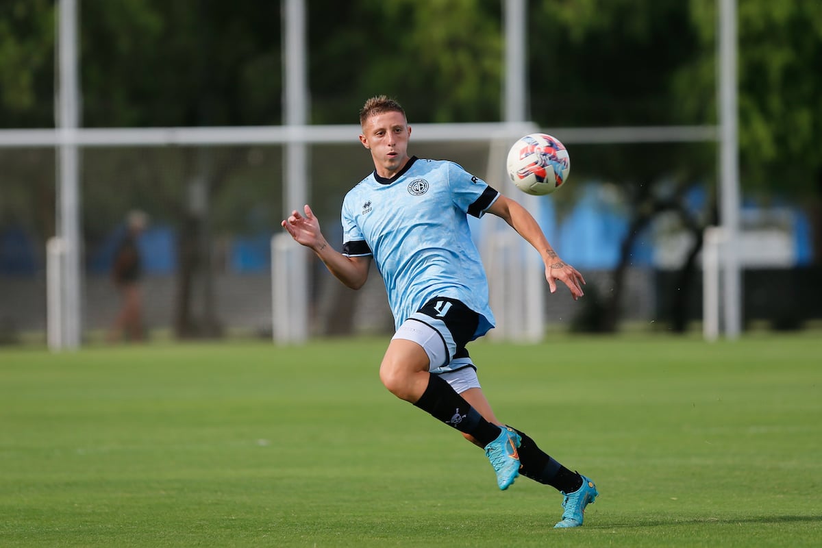 Juan Barinaga regresó a jugar de manera oficial tras casi ocho meses desde su lesión en la rodilla. (Prensa Belgrano)