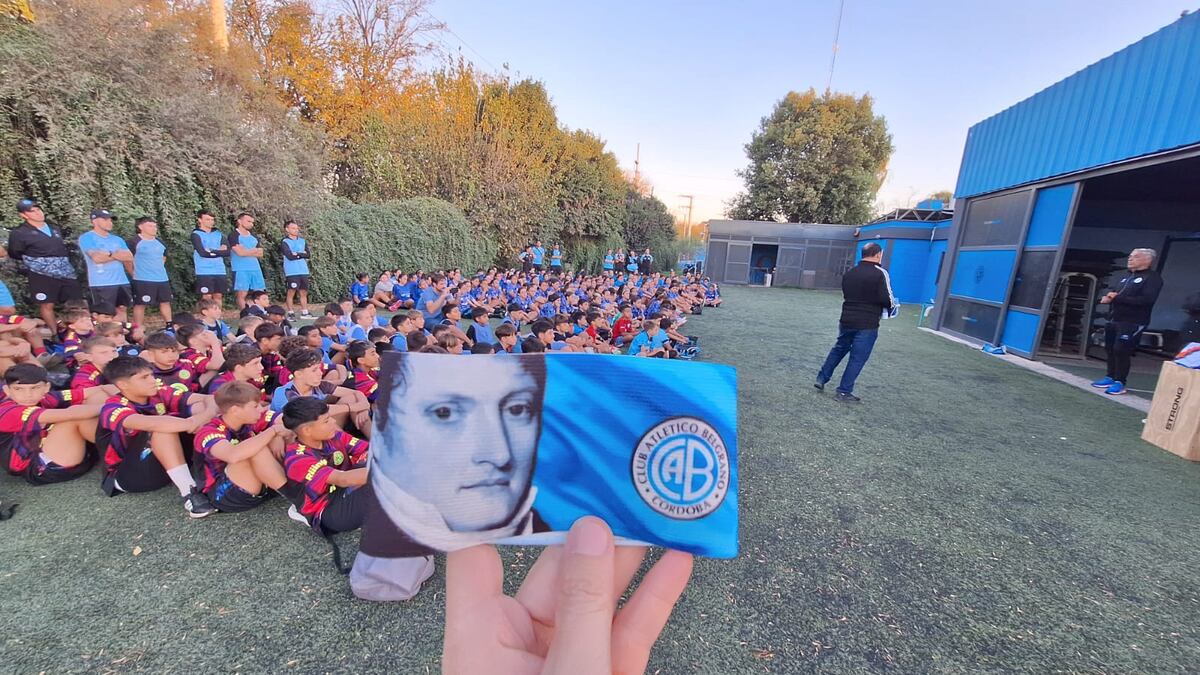 Capitanía, la actividad que organiza Belgrano todos los años para las divisiones inferiores del club. (La Voz)