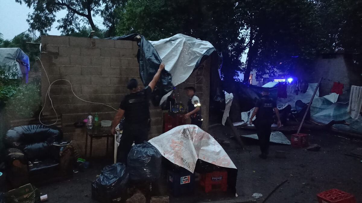 Daños en la casa de una familia. (Policía)