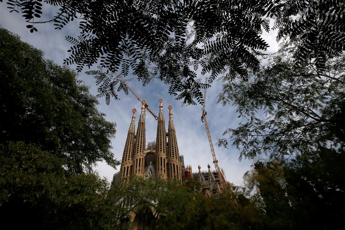 La Sagrada Familia de Barcelona es ahora la más alta del mundo (AP).