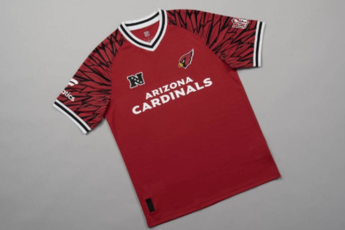 Las camisetas de los equipos de la NFL como si fueran de fútbol (Fanatics)