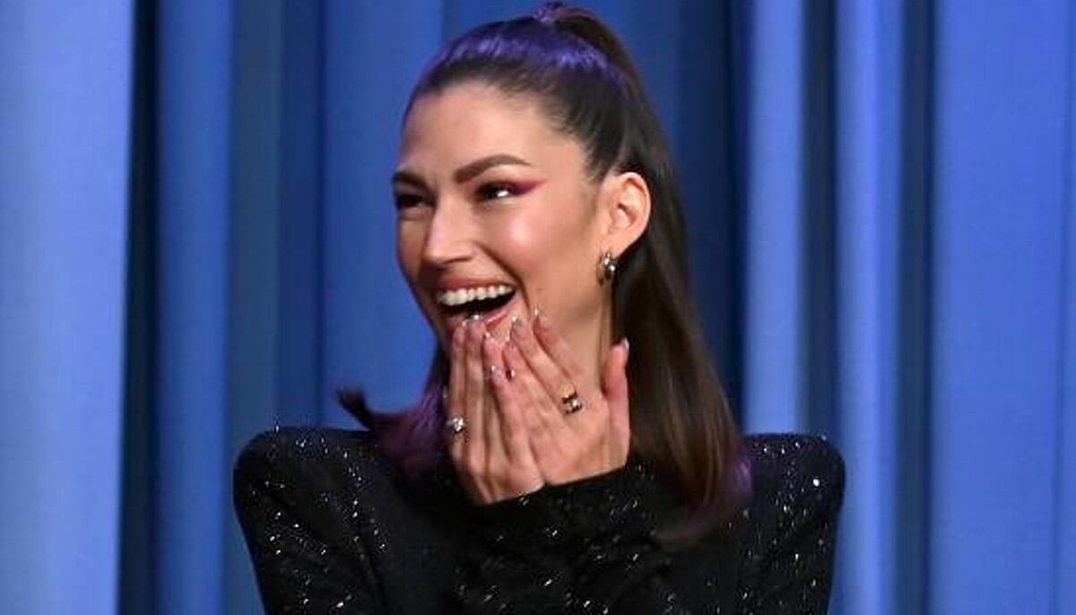 Úrsula Corberó en The Tonight Show Starring Jimmy Fallon