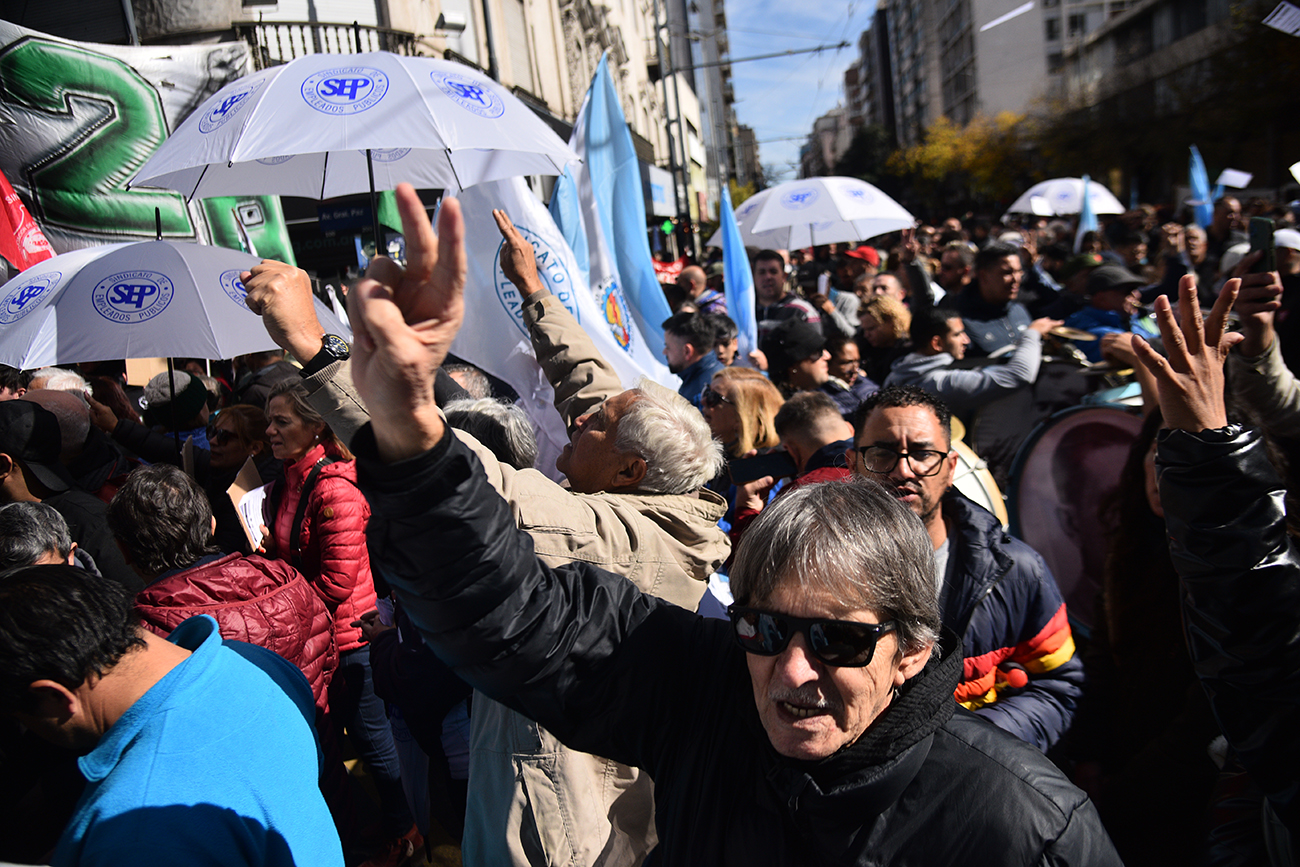 ARCHIVO | Paro nacional de la CGT al gobierno de Javier Milei. Foto: (Pedro Castillo / La Voz)